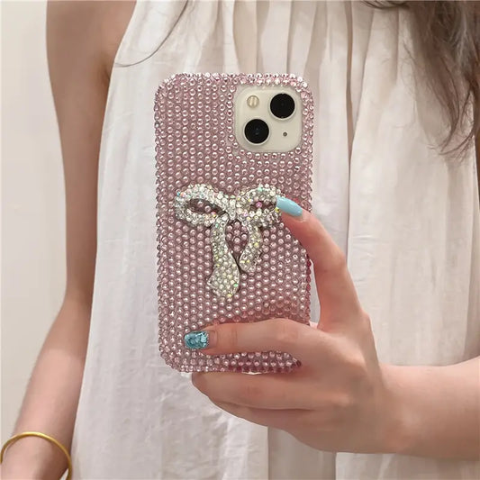 Crystal Bow Bling Phone Case