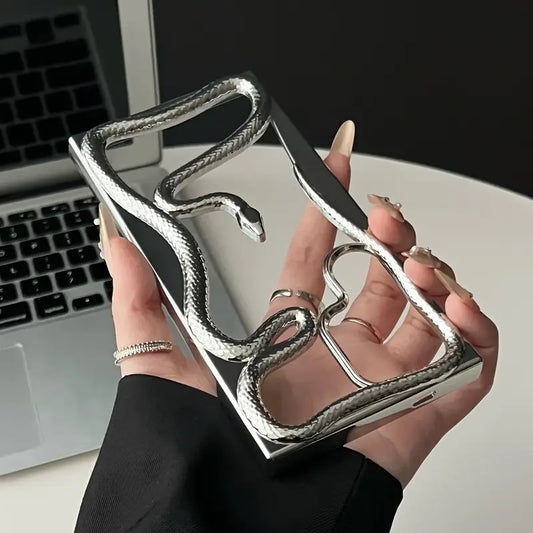Snake Pattern Electroplated Phone Case - Samsung