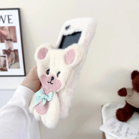 Cuddly Bear Flip Case - Samsung