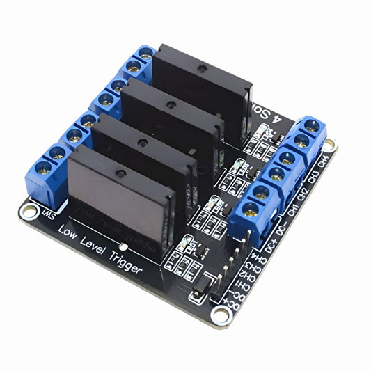 4 Channel 24V Relay Module Solid State Low Level SSR DC Control 250V 2A with Resistive