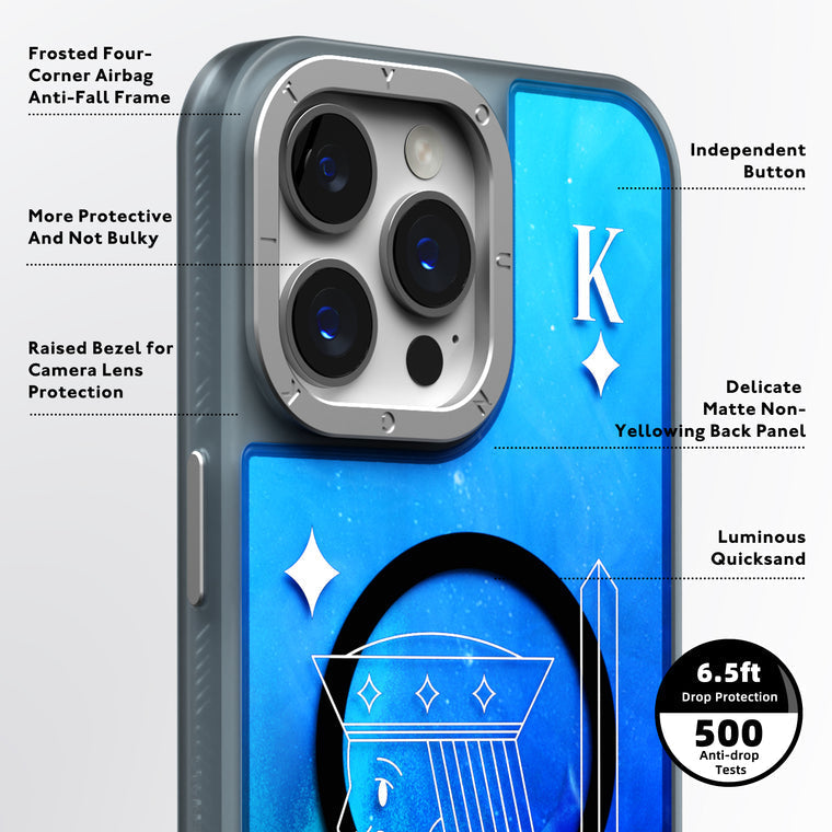 Illuminated Deck Liquid Sand Case - iPhone