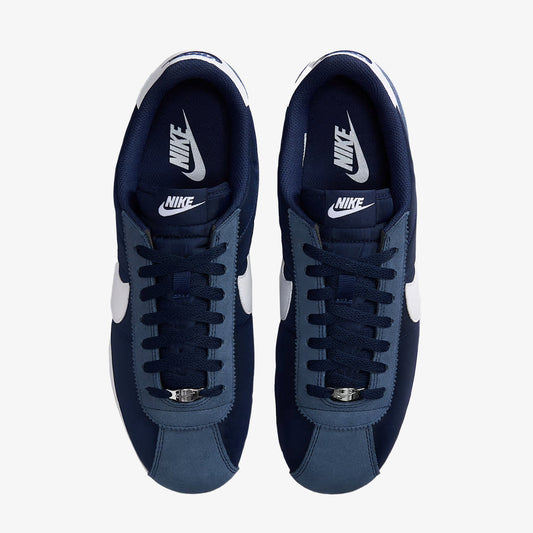 Nike | CORTEZ TXT { MIDNIGHT NAVY/WHITE