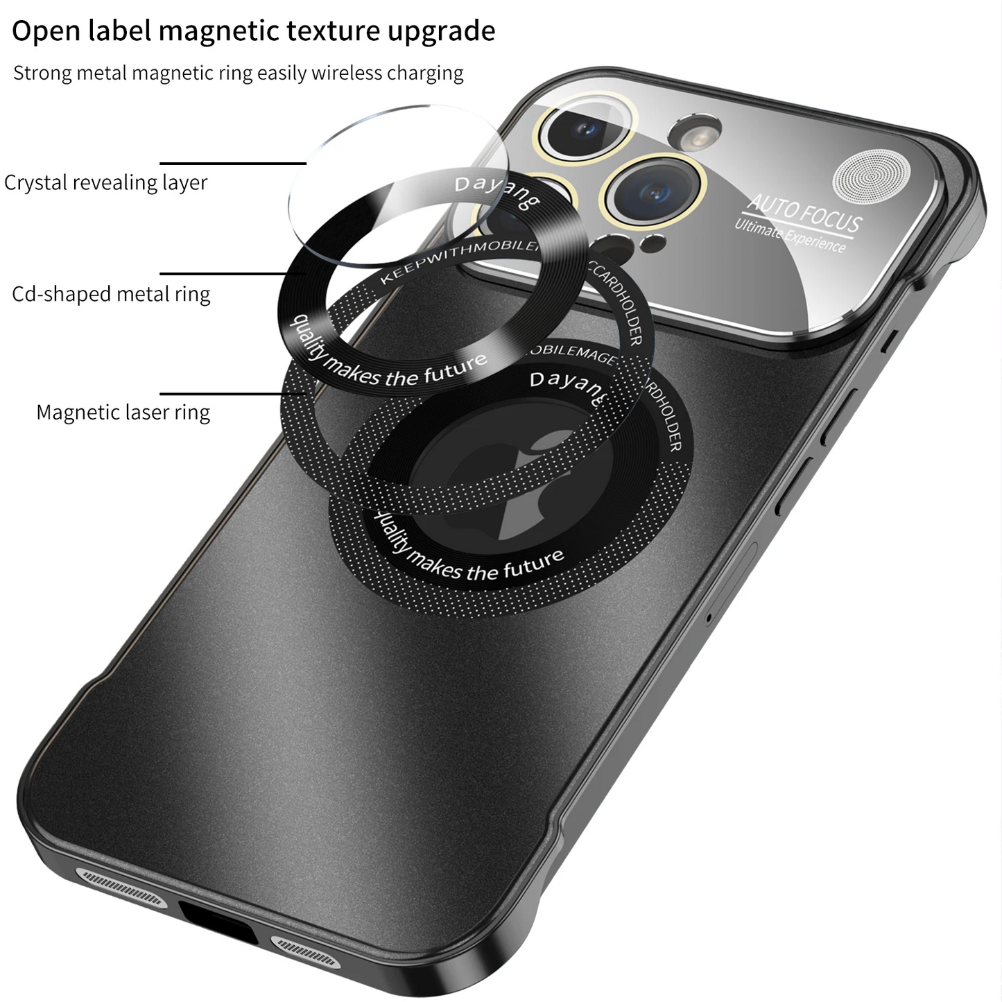 Hybrid Armor Camera Protection Case - iPhone