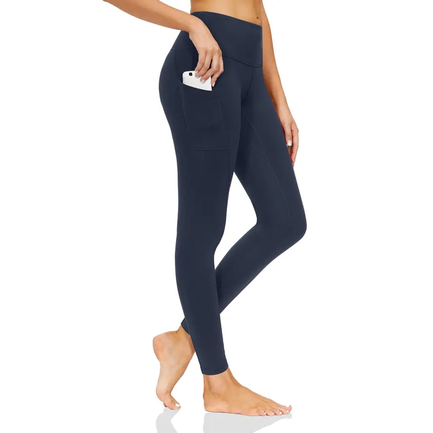 Women's Yoga Pants with Side Pocket and High Waist for Girls