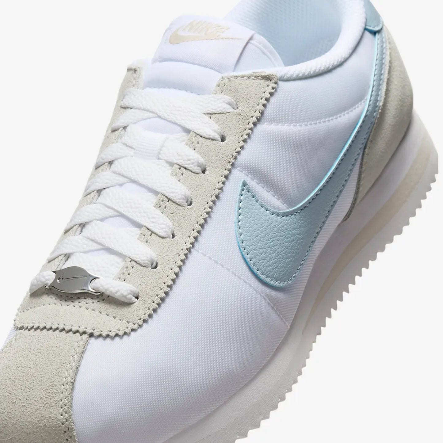 Nike | CORTEZ { WHITE/LT ARMORY BLUE-LT OREWOOD BRN