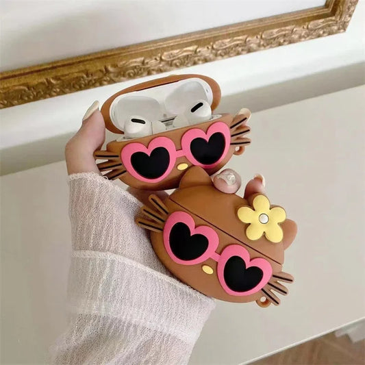 Sunny Kitty Shades AirPods Case