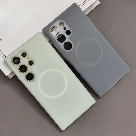 Flexible Pastel Shockproof Magsafe Case - Samsung