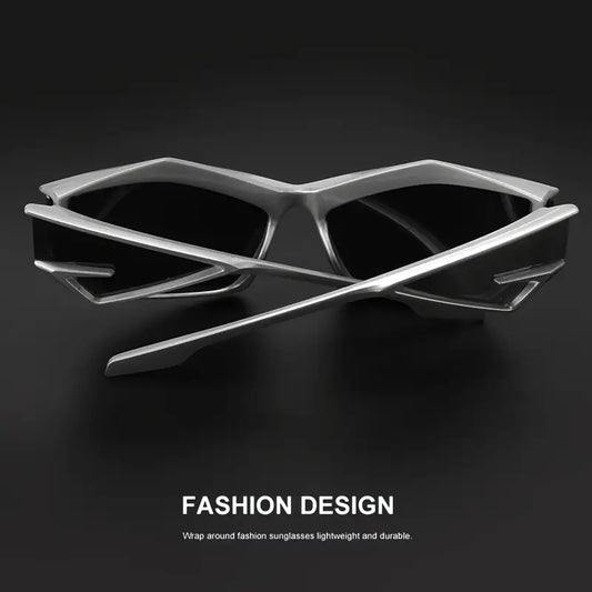 Sleek Crystal Cat-Eye Sunglasses