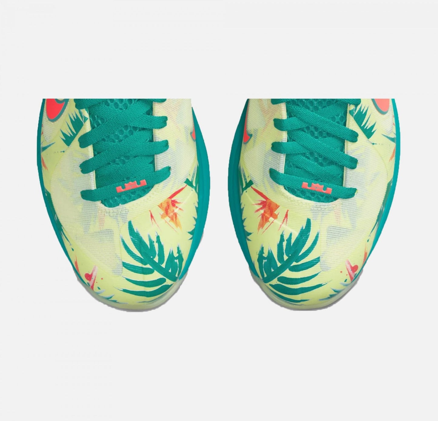 Nike | LEBRON IX LOW { WHITE LIME / BRIGHT MANGO