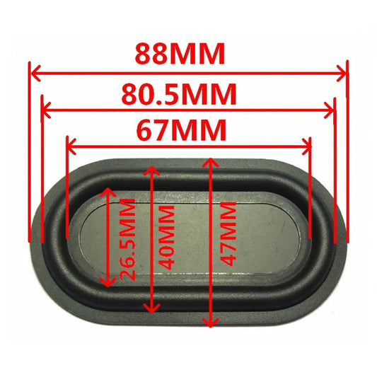 Rubber Passive Radiator Bass Vibration Plates