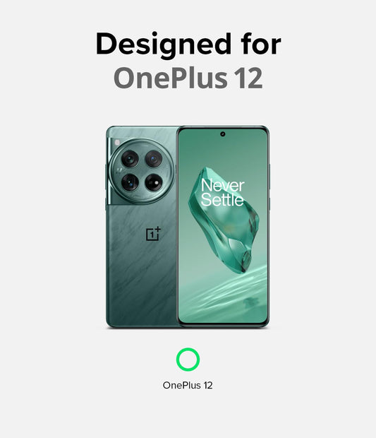 (Refurbished) Ringke OnePlus 12 5G Back Cover Case Fusion-X - Black