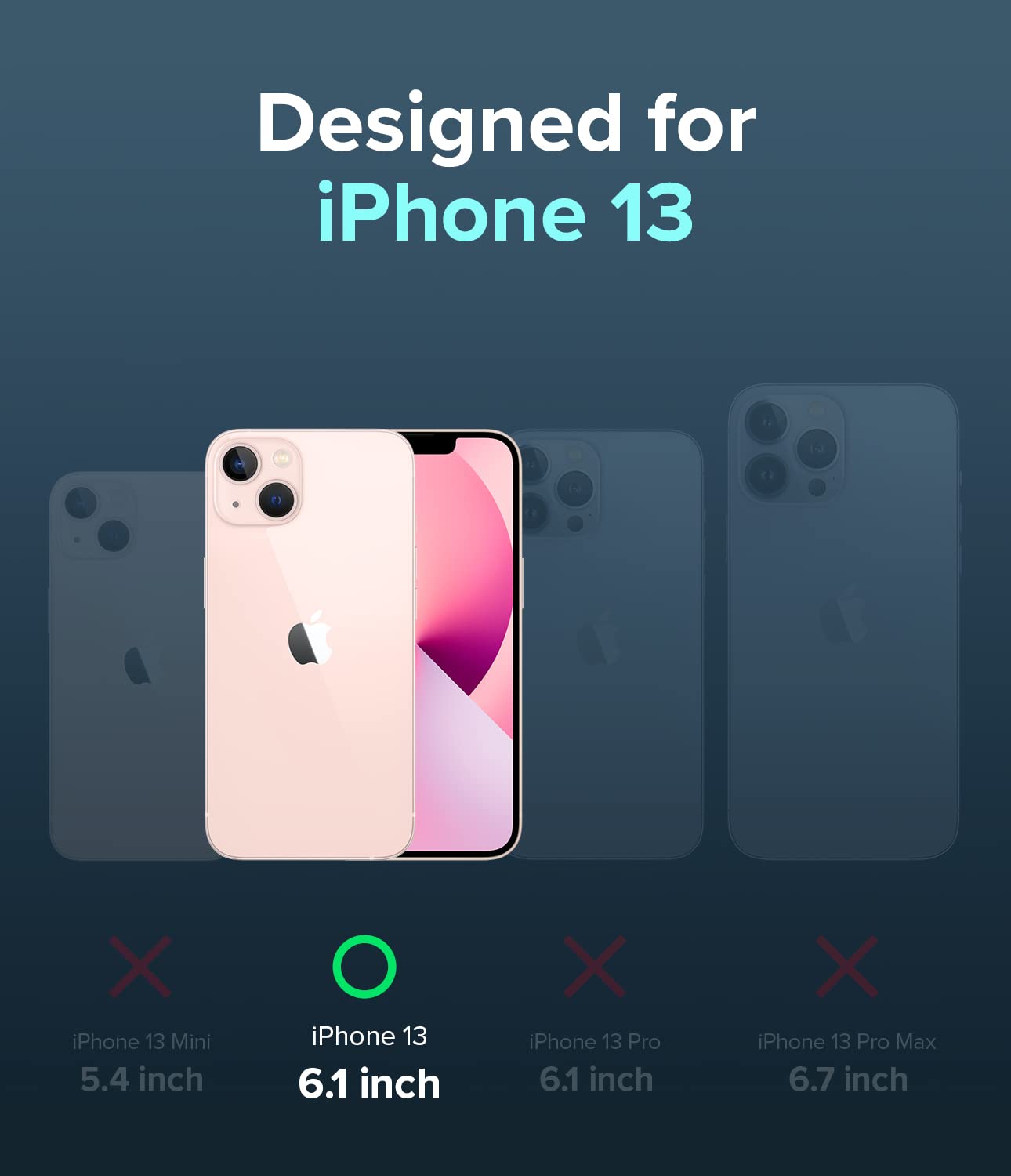 (Refurbished) Apple iPhone 13 Fusion Matte Clear
