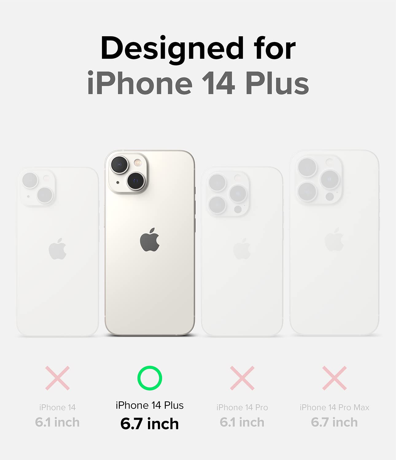 (Refurbished) Apple iPhone 14 Plus Fusion X- Camo Black