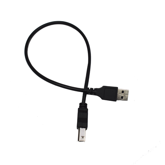 USB Type A to Type B (Male to Male) Arduino UNO/Mega Cable 30cm (Black)