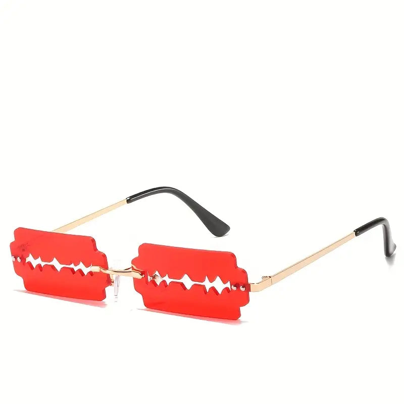 Bold Razor Edge Frameless Sunglasses