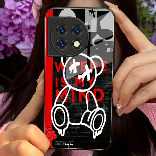 Mindful Bear Graphic Doodle Case - OnePlus
