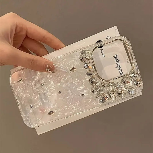 Crystal Glam Case with Rhinestone Accents