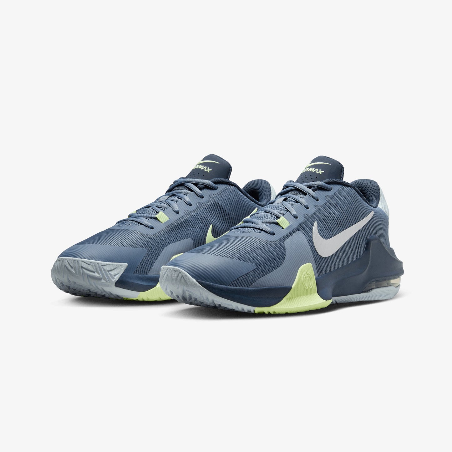 Nike | IMPACT 4 { ASHEN SLATE/BARELY VOLT-THUNDER BLUE