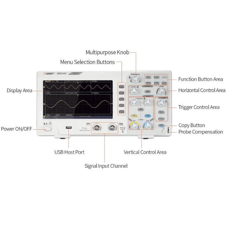 Owon SDS 1022 20 MHz Digital Storage Oscilloscope