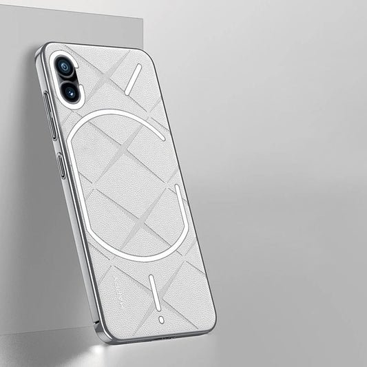 Elegant High-Class Leather Business Case - Nothing