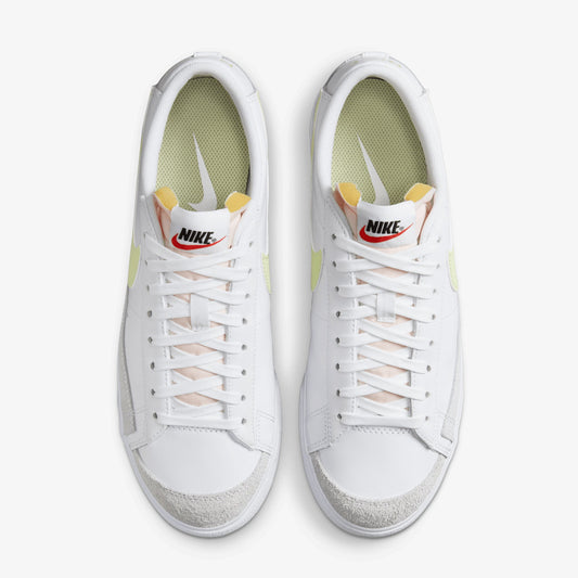 NIKE | BLAZER LOW PLATFORM { WHITE/LIFE LIME-TM ORANGE-BLACK