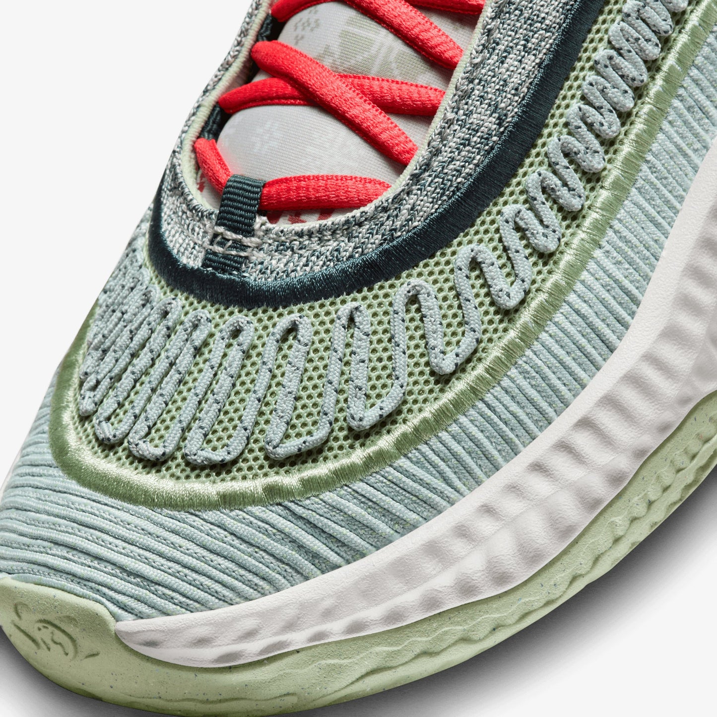 Nike | COSMIC UNITY 3 { LIGHT SILVER/WHITE-DEEP JUNGLE-HONEYDEW