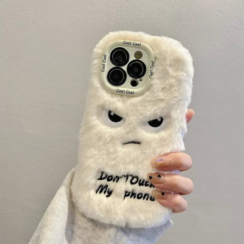 Don't Touch Fluffy Phone Case