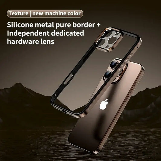 Resilient Hybrid Metal Frame Guard Case - iPhone