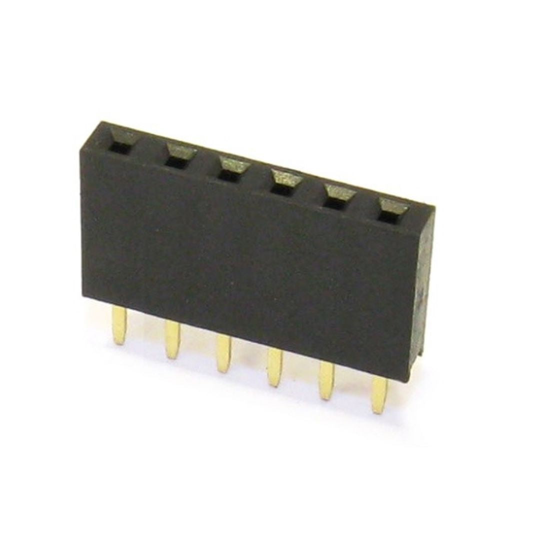 Female Berg Strip 2.54mm Straight Header Pin