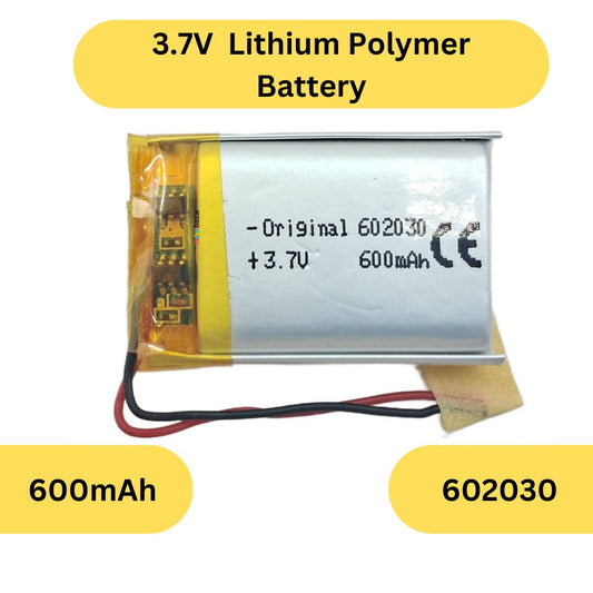 Generic: 3.7V 600mAh Lithium Polymer Battery