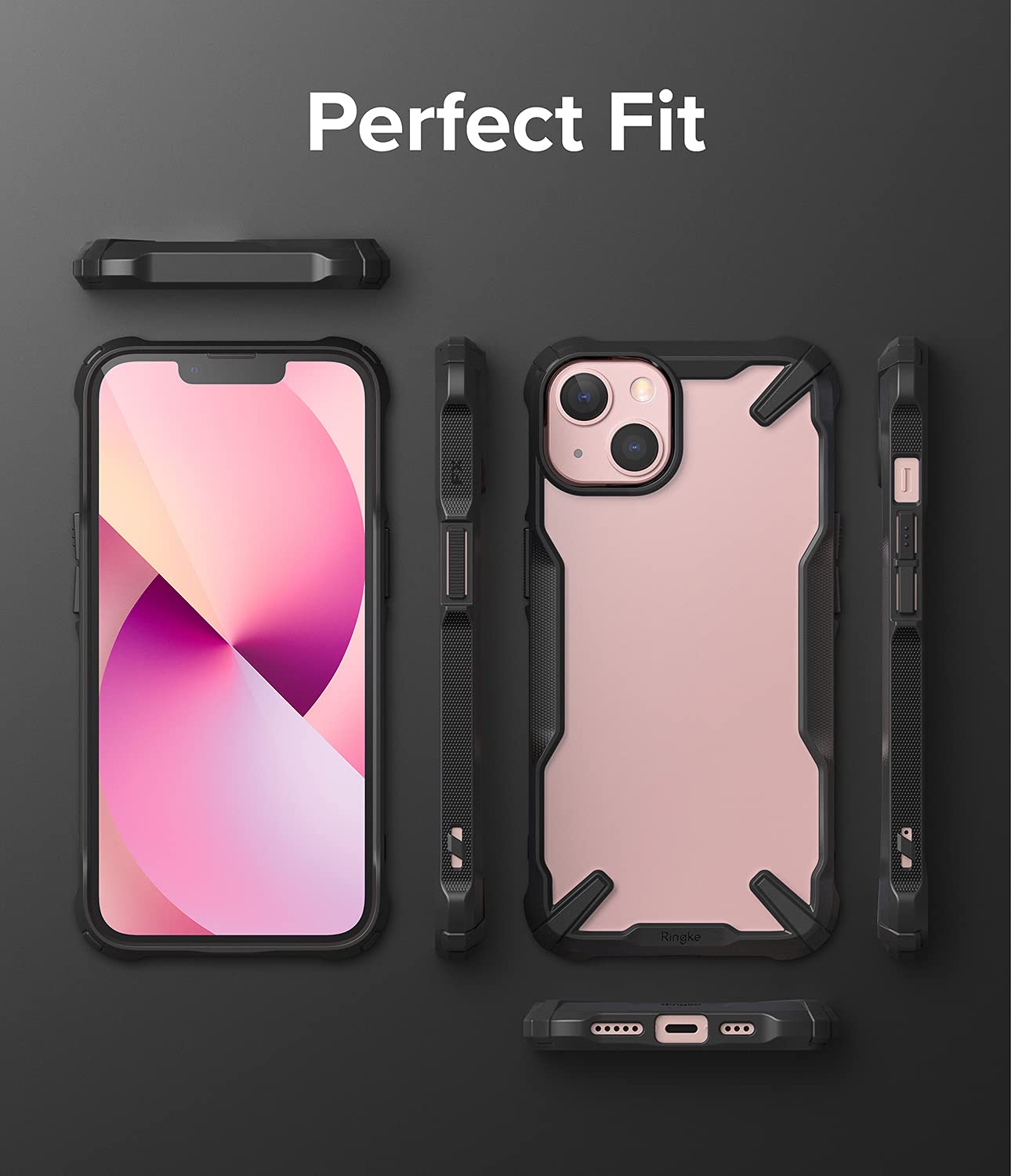 (Refurbished) Apple iPhone 13 Fusion X Black