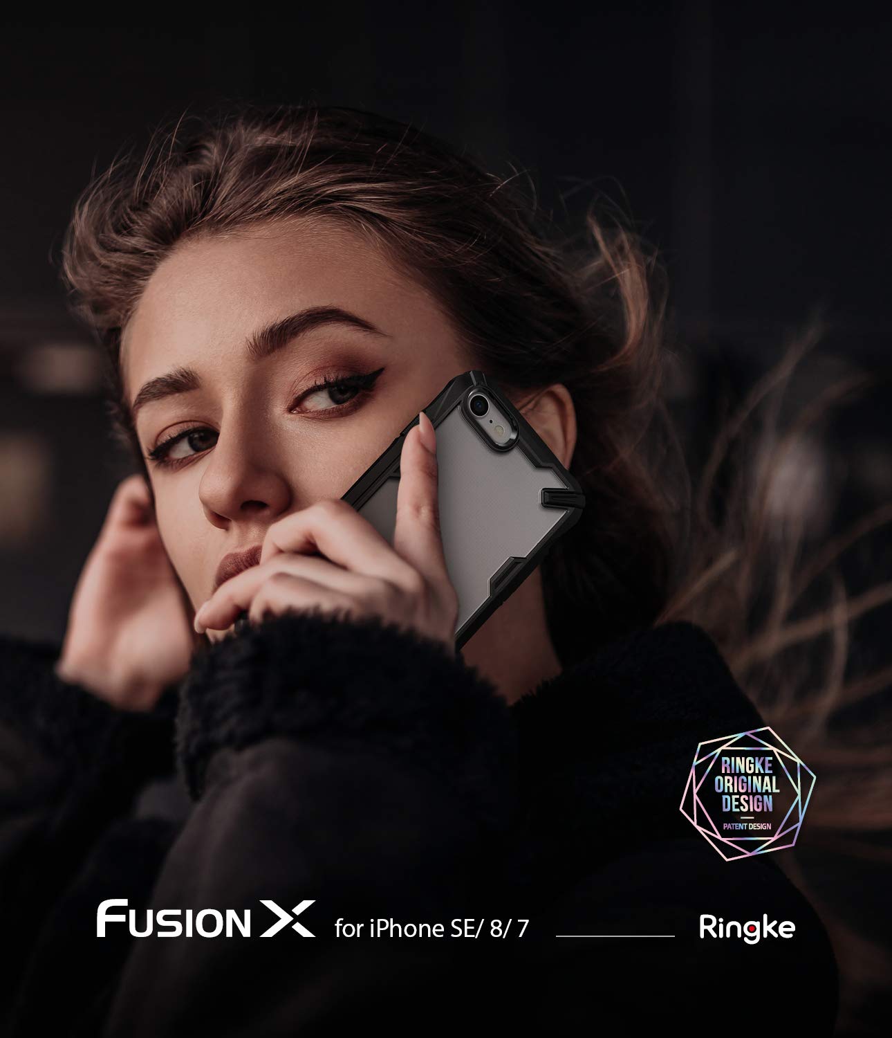 (Refurbished) Apple iPhone SE (2nd generation) Fusion X Design Camo Black
