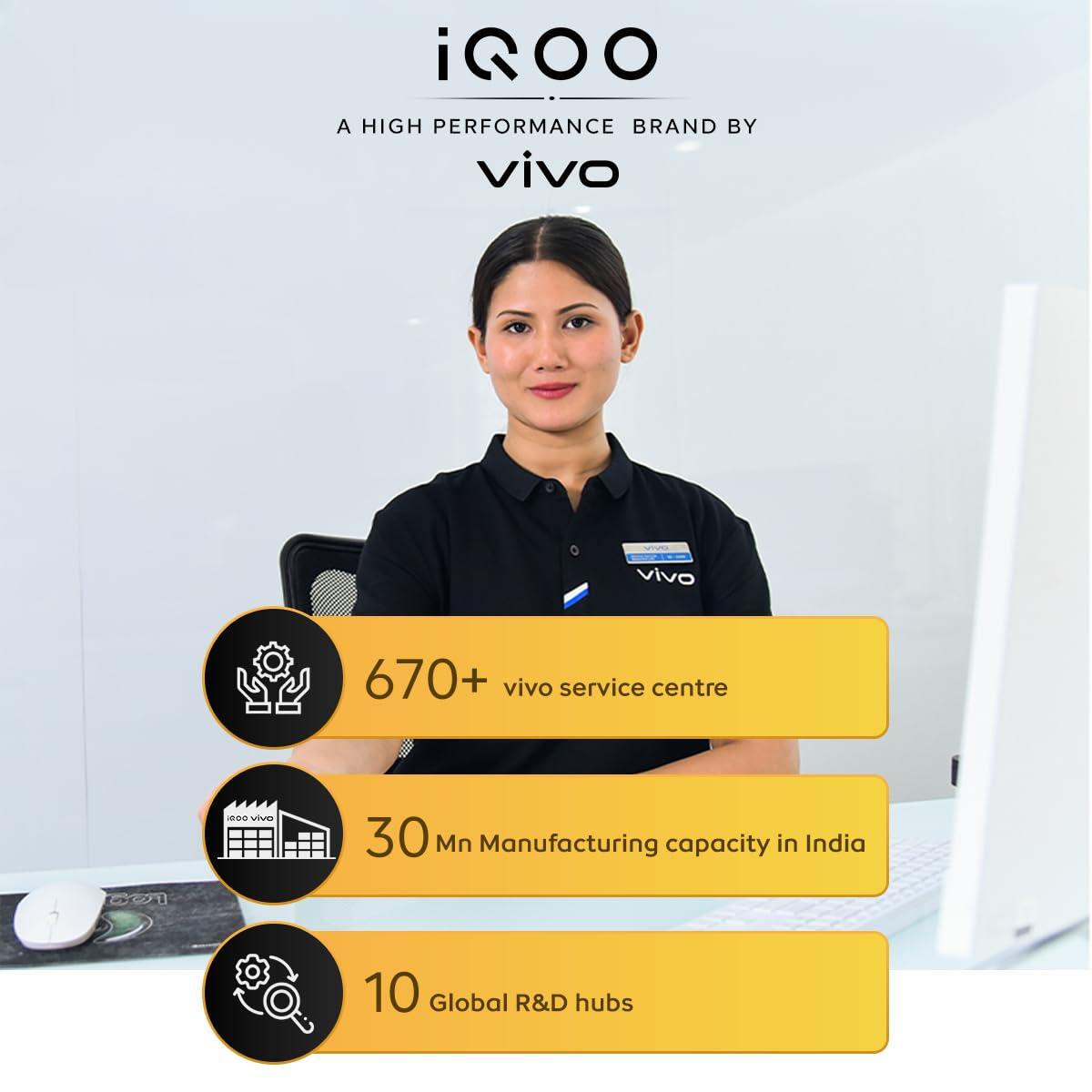 iQOO Z9s Pro 5G (Flamboyant Orange, 8GB RAM, 256GB Storage) Refurbished
