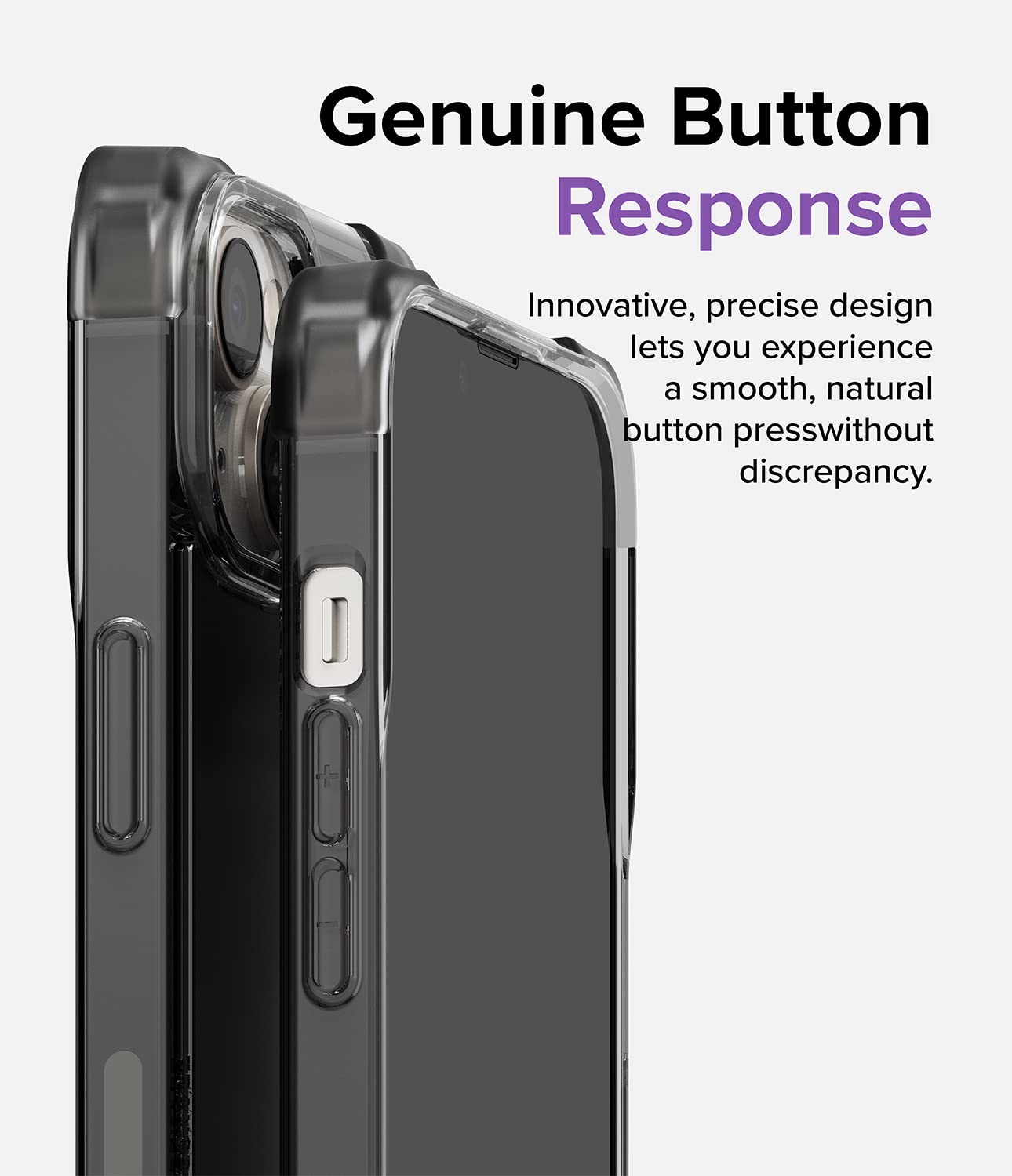 (Refurbished) Apple iPhone 14 Plus Fusion Bumper - Clear Black