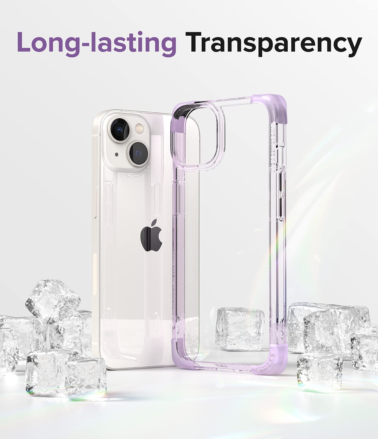 (Refurbished) Apple iPhone 14 Fusion Bumper - Clear Purple