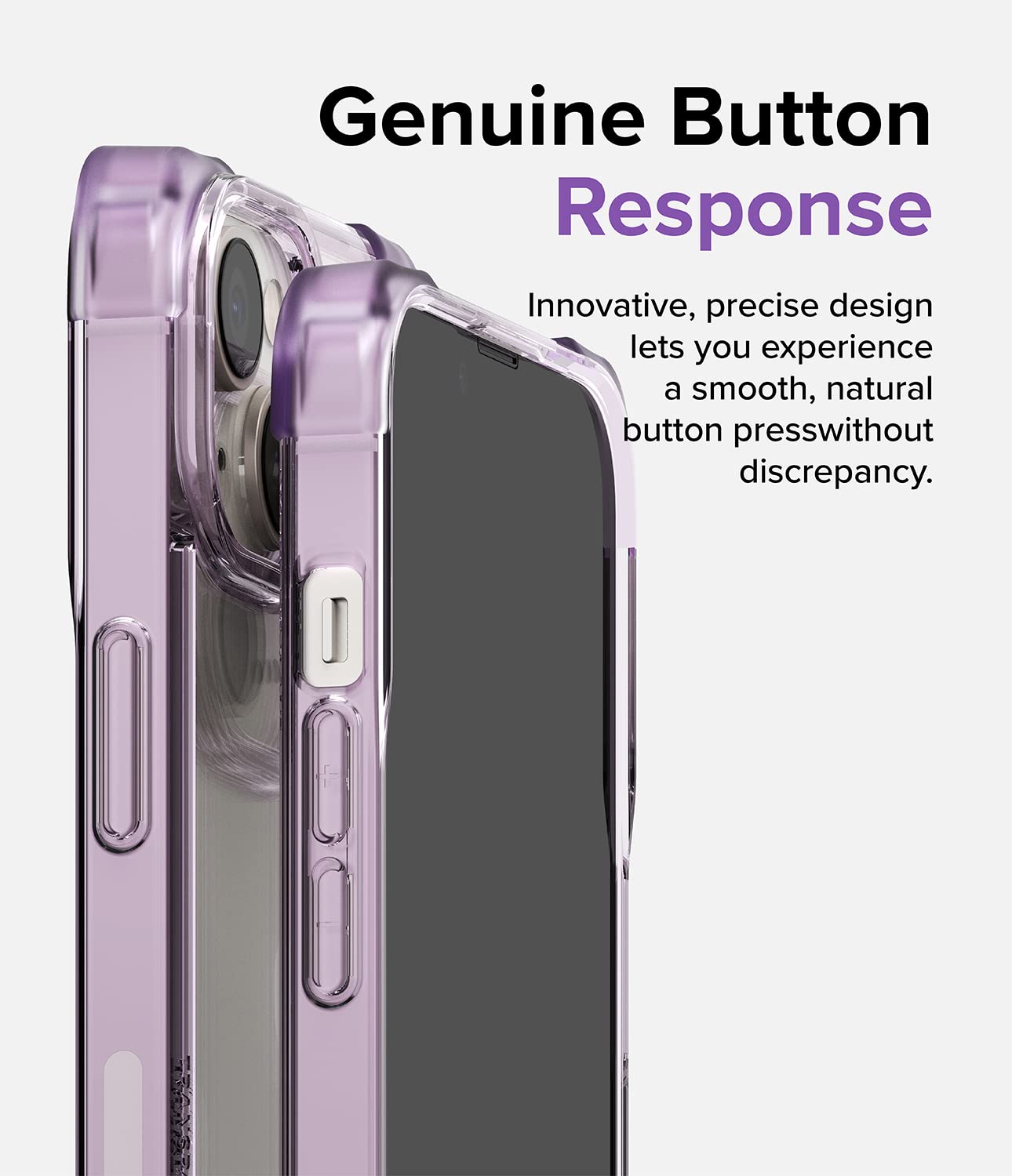 (Refurbished) Apple iPhone 14 Fusion Bumper - Clear Purple