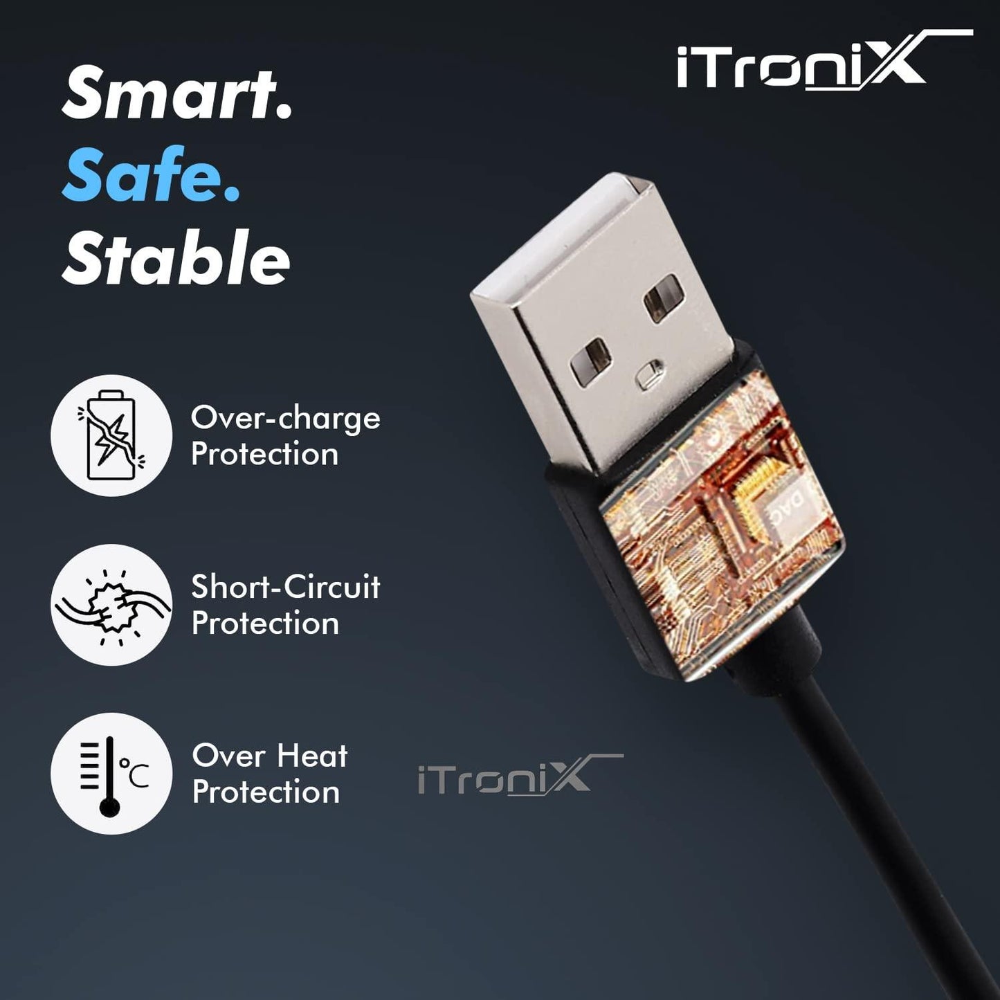 iTronix Noise ColorFit Charger for TWIST/Pulse 2 Max/Pulse Go Buzz/Halo/Halo Plus/Pulse Grand/Quad Call/ColorFit Pro 4/Pro 4 Alpha/ColorFit Pulse/Pulse 3/ColorFit Ultra/Ultra 3/Pulse Buzz smartwatches
