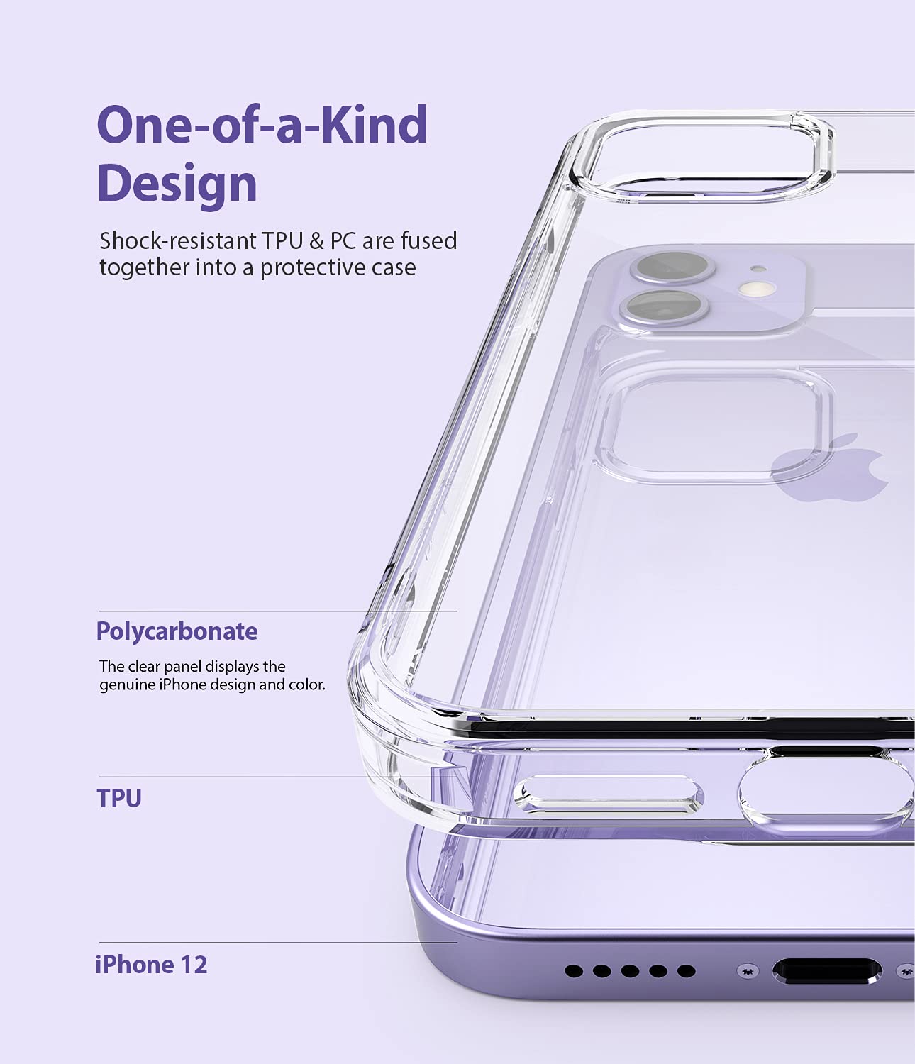 (Refurbished) Apple iPhone 12 / 12 Pro Fusion Clear