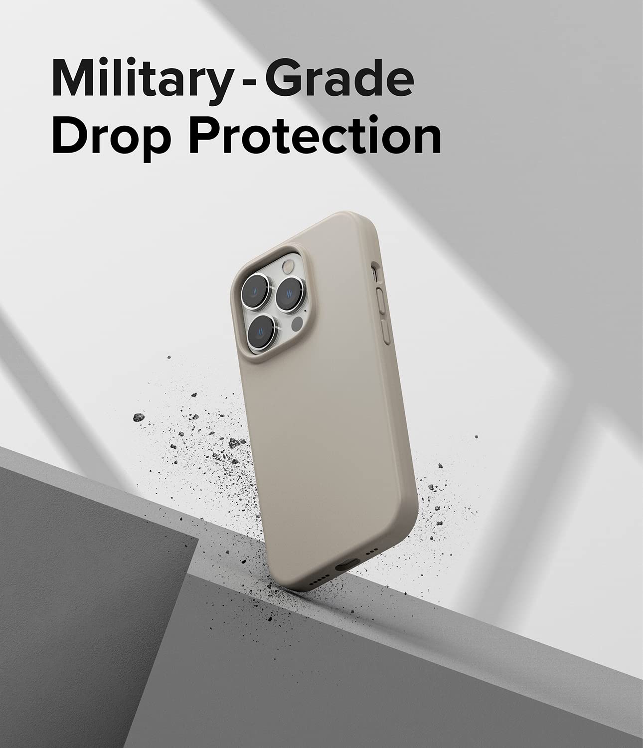 (Refurbished) Apple iPhone 14 Pro Max Back Cover Case | Silicone - Sand Stone
