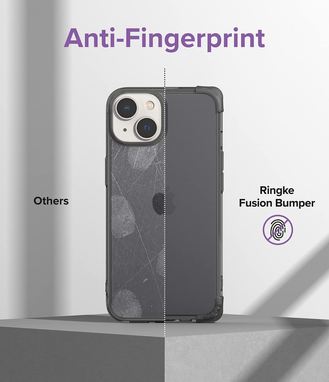 (Refurbished) Apple iPhone 14 Plus Fusion Bumper - Clear Black