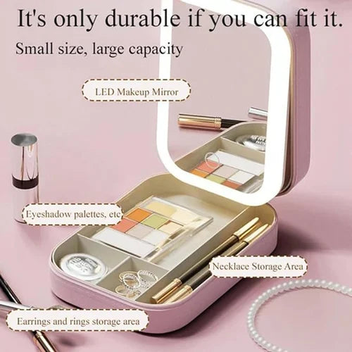 Elegant LED Mirror Makeup Kit