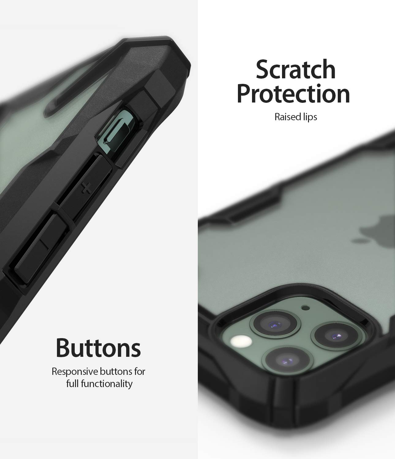 (Refurbished) Apple iPhone 11 Pro Back Cover Case | Fusion X - Matte black