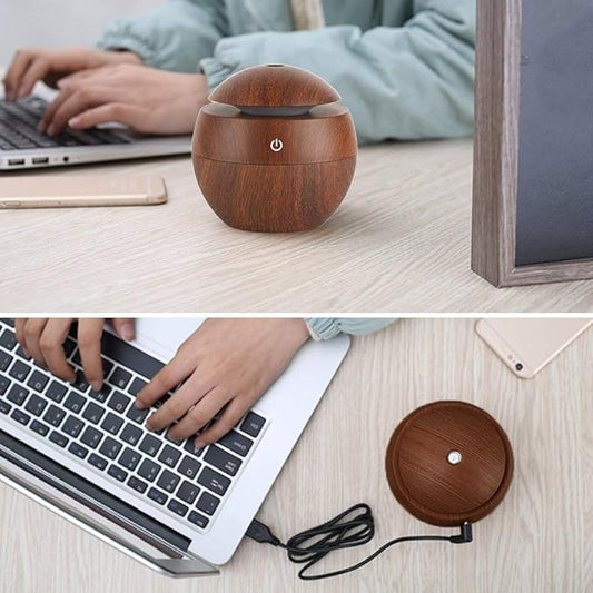 Wooden Humidifier Portable Room Air Purifier