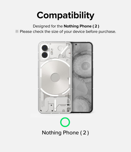 (Refurbished) Ringke Nothing Phone (2) Back Cover Case Fusion-X - Clear