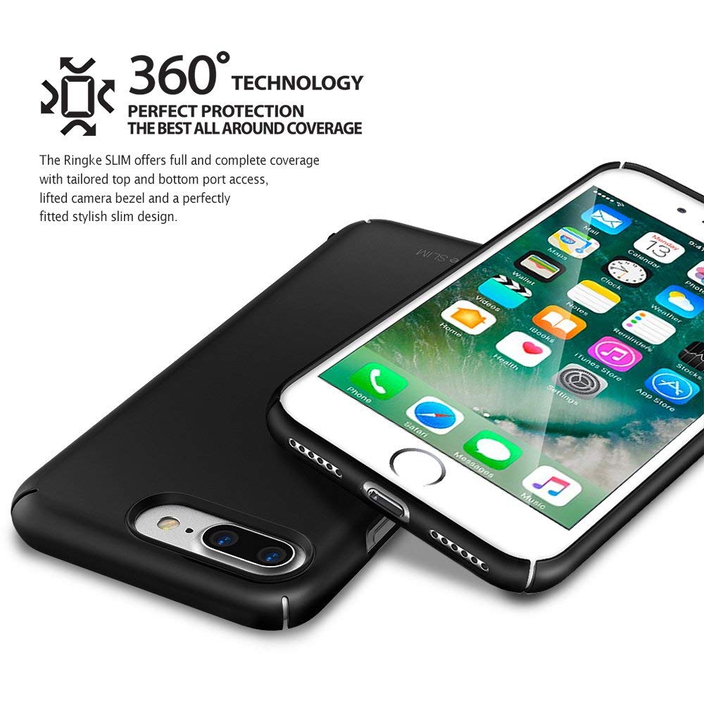 (Refurbished) Apple iPhone 7 Plus Slim Gloss Black