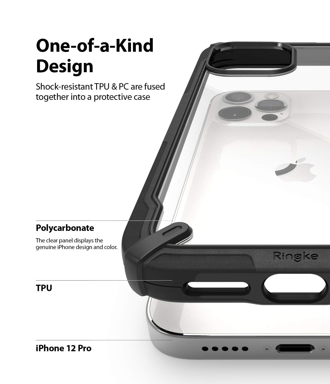(Refurbished) Apple iPhone 12 / 12 Pro Fusion X Black