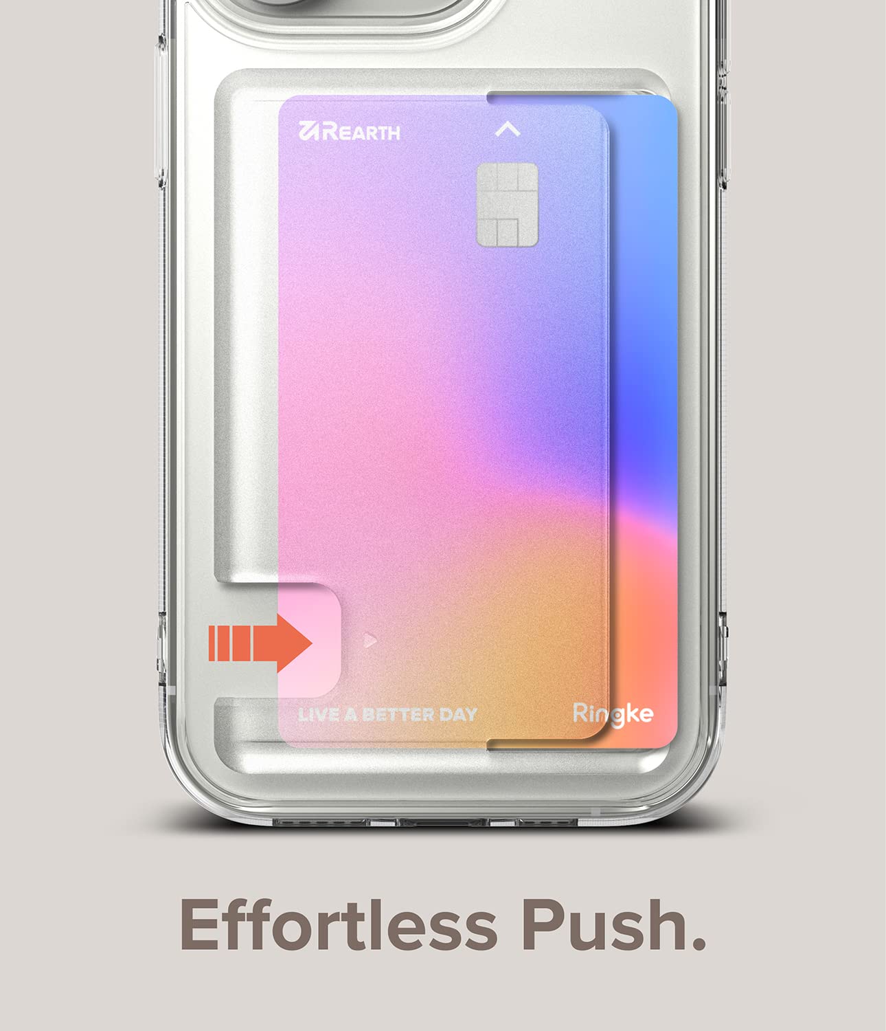 (Refurbished) Apple iPhone 14 Pro Back Cover Case | Fusion Card - Clear