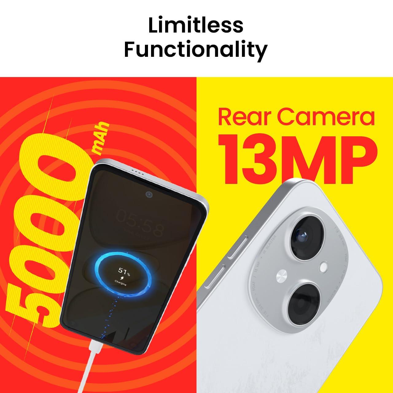 TECNO POP 9 (Glittery White, 3GB+64GB) Refurbished