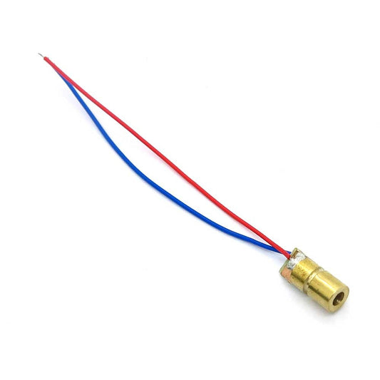 650nm 6mm base 5V DC 5mW Red Laser Dot Diode Module (Standard Quality)