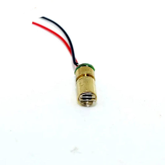 650nm Red Dot 6mm base 3.3V DC Long focal Telephoto Glass lens industrial grade wire 20mm